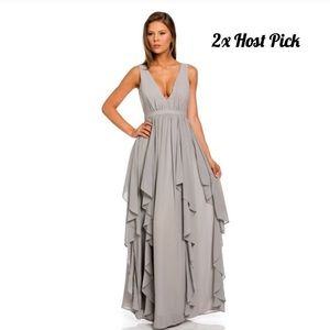Sleeveless Tiered Maxi Dress